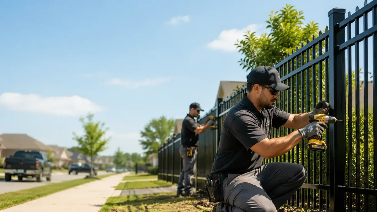 Metal Fence Installation in Evans, GA
